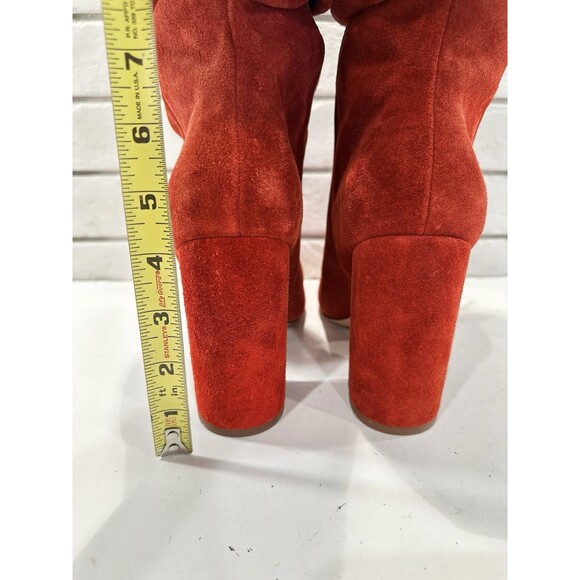 Splendid SHOES Phyllis Scrunchy Boots SPICE SUEDE PULL ON Size 10 - Picture 8 of 14